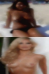 Topless girl Paris